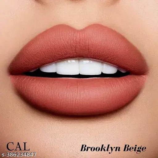 CAL Losangeles Brooklyn Beige Iconic Collection Lipstick, Long Lasting and Waterproof, Smudge Proof, Full Coverage, 5 gm