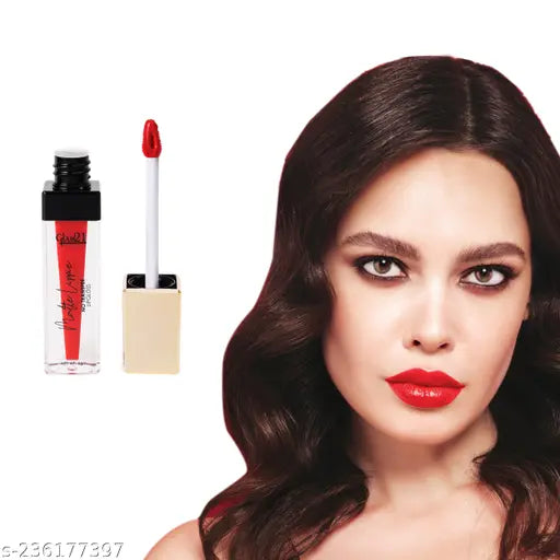 Glam21 Matte Lippie No Transfer Lip Gloss | Lightweight and comfortable| Creamy Matte Formula - 4 gm | Pixie Dust-12