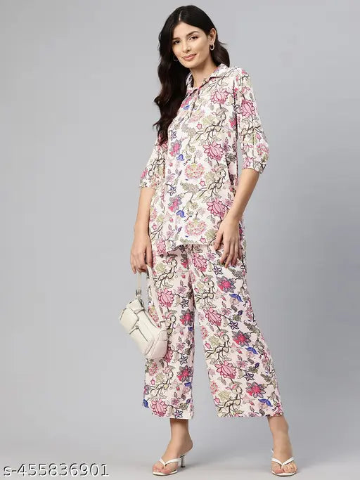 Women Floral Printed Co-Ord Set