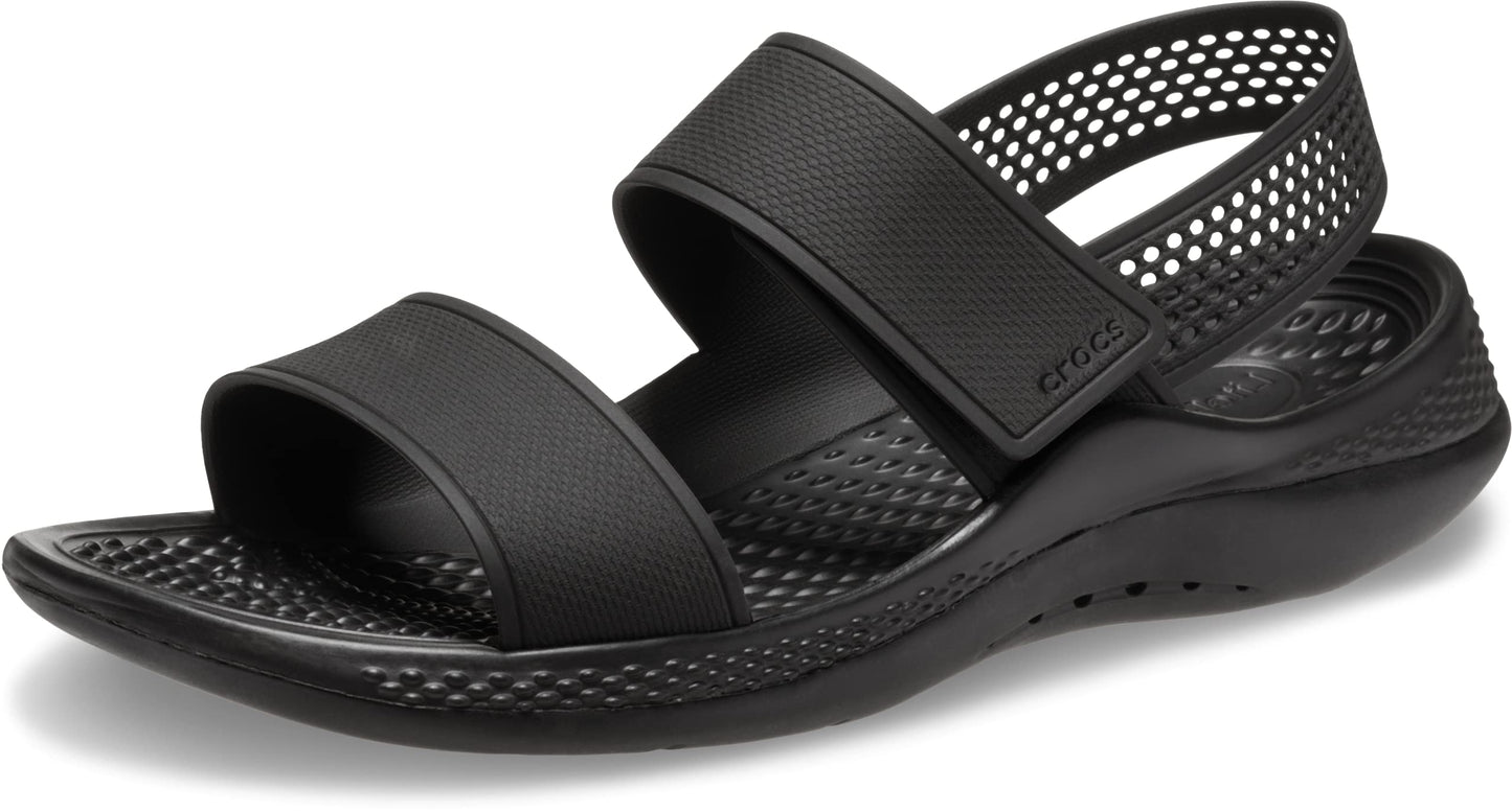 crocs womens LiteRide 360 Sandal Black Sandal 