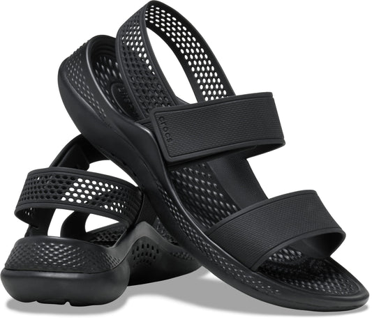 crocs womens LiteRide 360 Sandal Black Sandal 