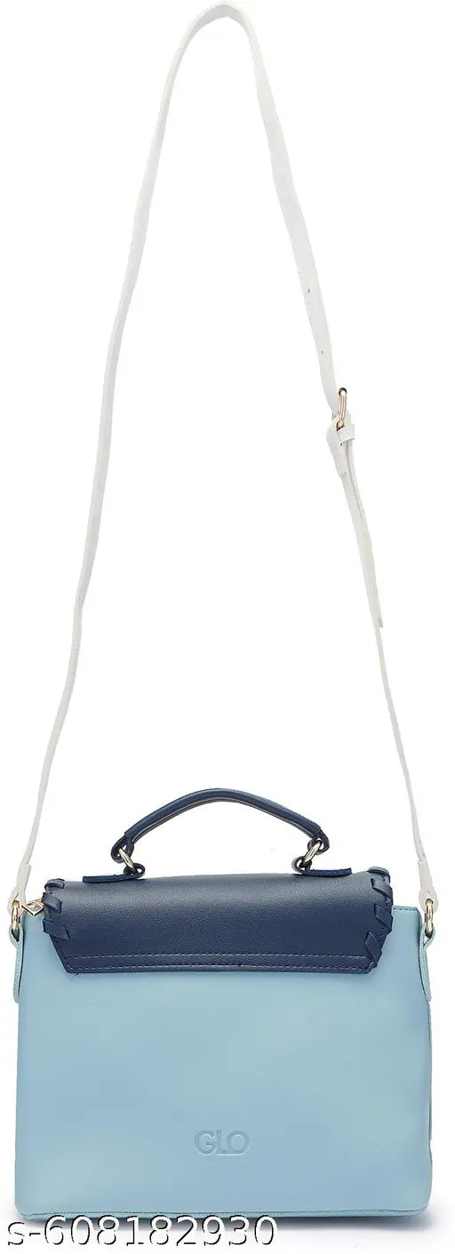 Globus Women Blue Colourblocked Sling Bag