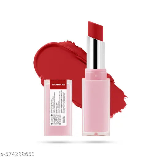 Seven Seas Matte Lipstick | Long Lasting | Waterproof Matte Lipstick (CHERRY RED,3.5g)
