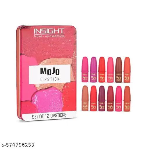 Insight Make-Up Essentials Mojo Lipstick (Set Of 12)