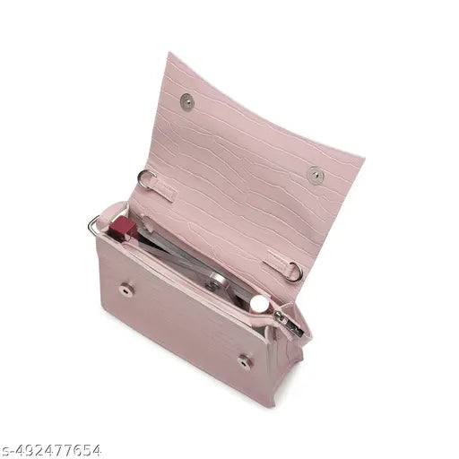 Fastrack Croc Textured Structured Sling Bag