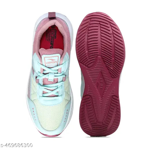 Asian DESTINY-05cMINTMAUVE Sports Shoes For Women