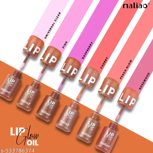 Maliao Lip Glow Oil – Hydrating, Non-Sticky, Glossy Finish, Nourishing Lip Care, 3.8ml (CHERRY)