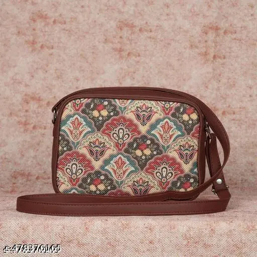 Zouk Mughal Art Multicolor Sling Bag