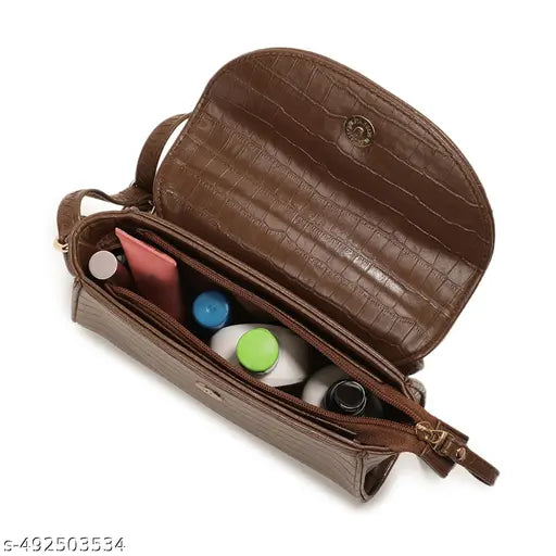 Fastrack Tan Brunch Shoulder Bag for Women