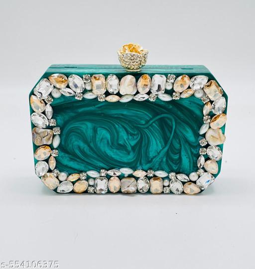 NEW STYLE HANDICRAFT Resin clutch bag women bag party bag stylish women bag premium quality hand bag party bag