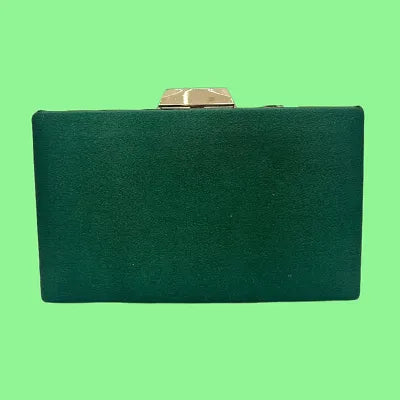 Shoomi Party Casual Green  Clutch