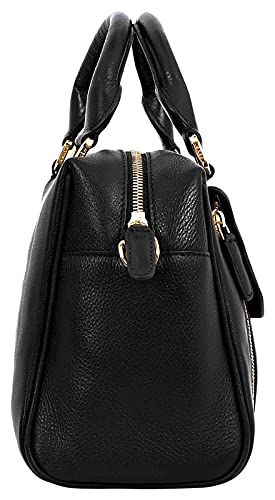 eske Christine - Genuine Leather Handbag - Spacious Compartments - Work and Travel Bag - Durable - Water Resistant - Adjustable Strap - Detachable Adjustable shoulder strap - For Women 