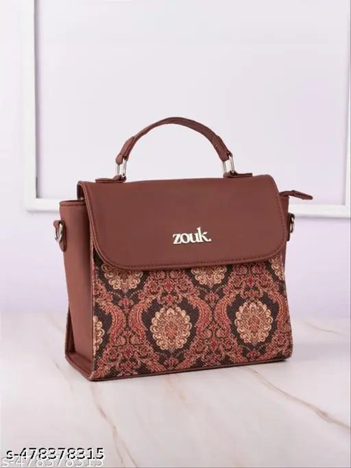 ZOUK Jodhpur Damask Statement Sling Bag