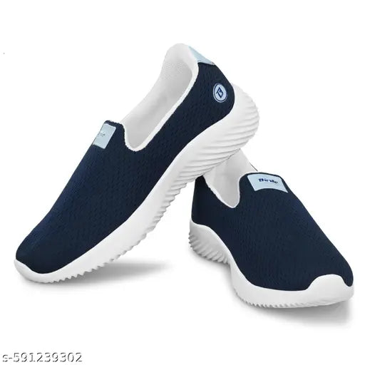 Birde Style & Comfort Navy Blue Easy Wear Slip-On Casual Sneakers Shoes for Men