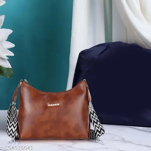 Women Trendy Brown Sling Bags