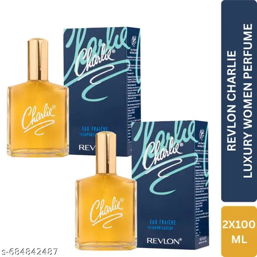 Revlon Charlie Blue Premium Luxury Perfume for Women | Long-Lasting Floral Fragrance | 100 ml, Pack of 2