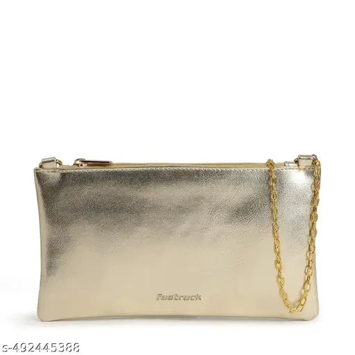 Fastrack Golden Party Sling Bag for Women