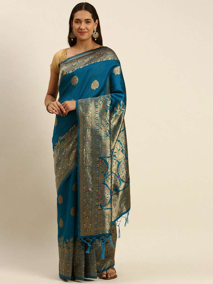 Mohey Woven Bollywood Art Silk Saree