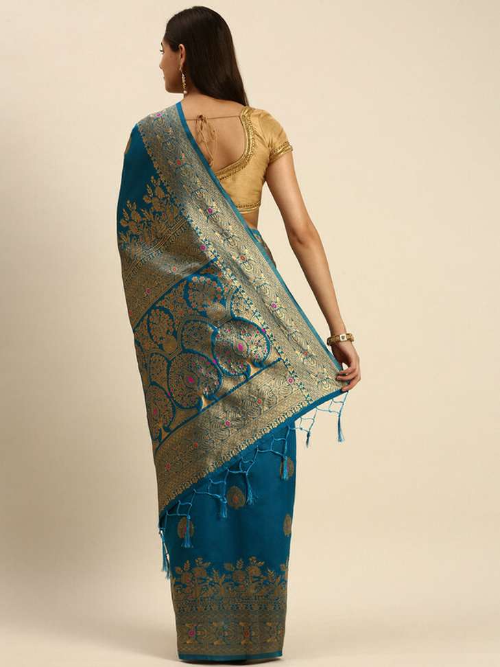 Mohey Woven Bollywood Art Silk Saree