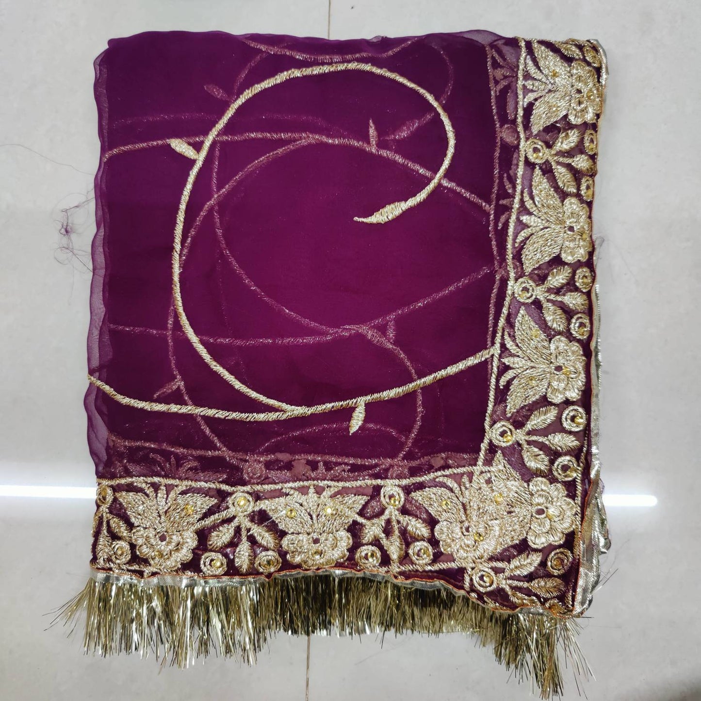 Embroidered Semi Stitched Rajputi Poshak