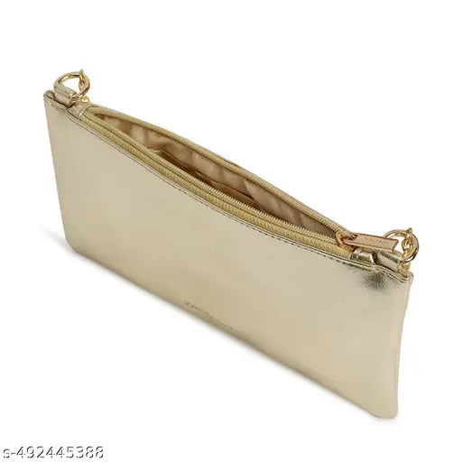 Fastrack Golden Party Sling Bag for Women