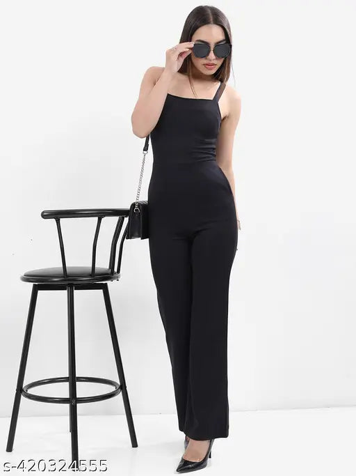 Ketch Women Black Solid Jumpsuit