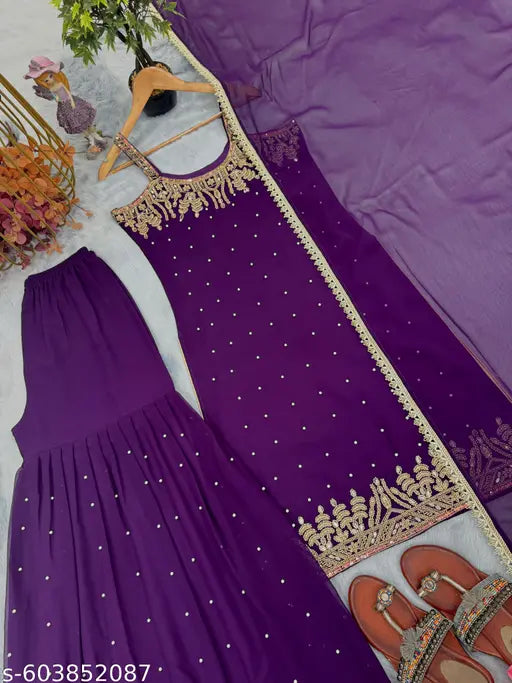 Designer Stylish Look Fully Stitched Suit