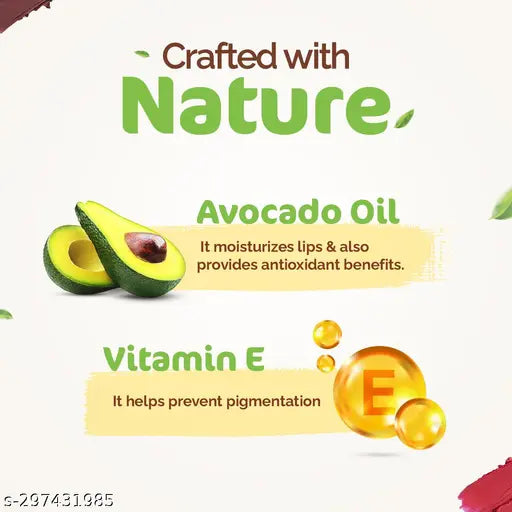 Mamaearth Moisture Matte Longstay Lipstick with Avocado Oil & Vitamin E for 12 Hour Long Stay - 05 Bubblegum Nude - 2 g