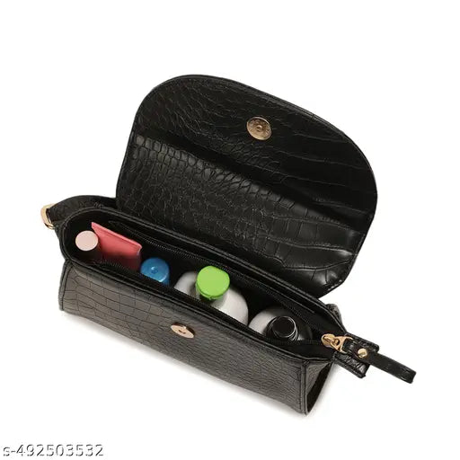 Fastrack Black Brunch Shoulder Bag for Women