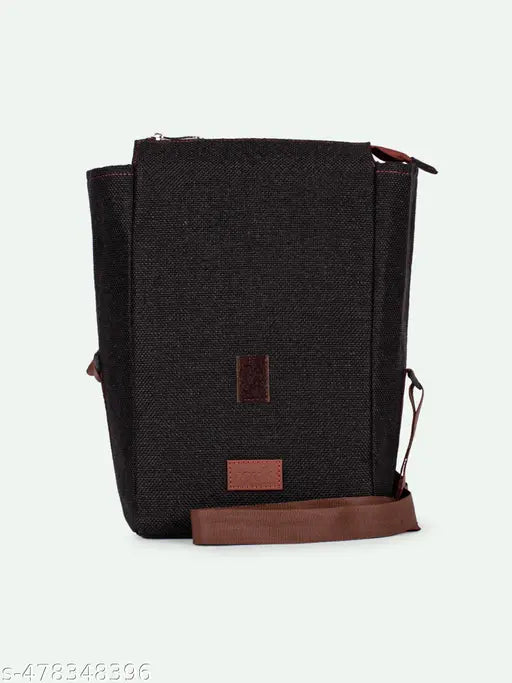 Zouk Jet Black Roll Up Lunch Bag