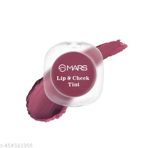 MARS Lip & Cheek Tint for Bold Pop Color (2.8 gm) (06-Be The Change) | Demi Matte Finish | Dual Function | Buildable High Pigmentation | Long-Lasting Color | Weightless Wear | (2.8 g, 06-Be The Change)