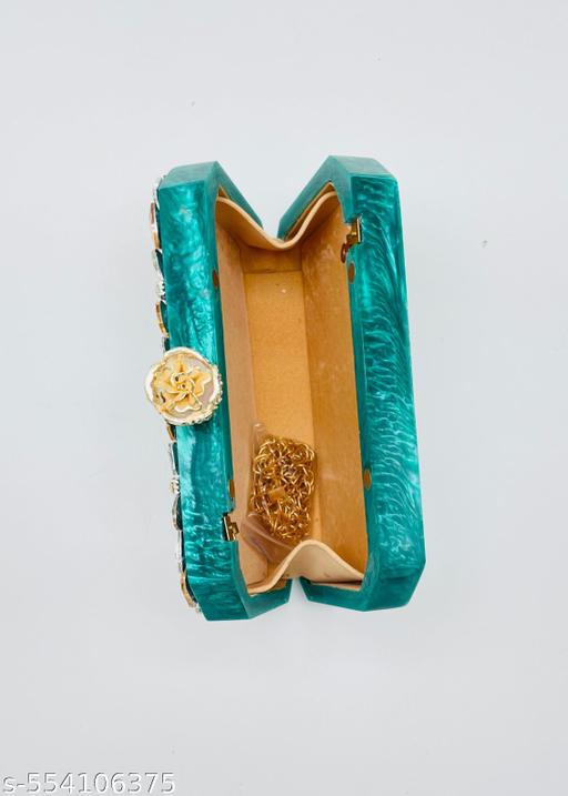 NEW STYLE HANDICRAFT Resin clutch bag women bag party bag stylish women bag premium quality hand bag party bag