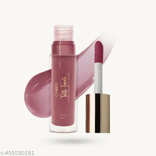 MARS Candylicious Colored Lip Gloss for Women | Hydrating & High Shine | Lightweight Weight & Comfortable | Non-Sticky | Enriched with Vitamin-E (4.0ml) ( 02-TUTTI FROOTI )