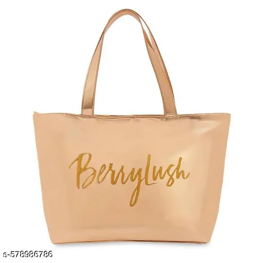 Berrylush Women Solid Orange PU Applique Zipper-Up Structured Regular Shoulder Bag