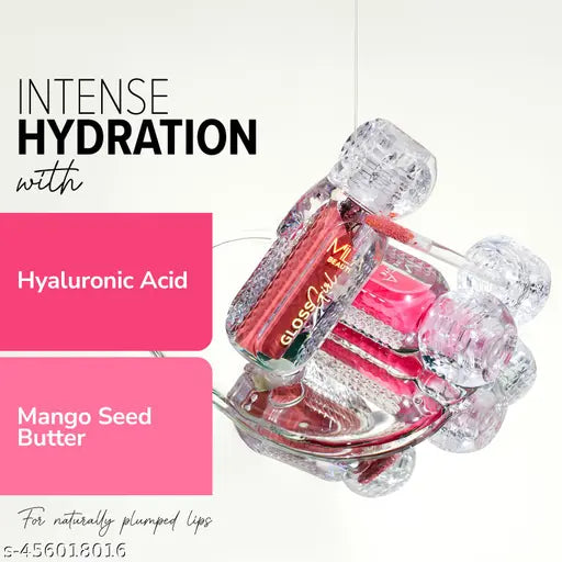 MILA BEAUTÉ Gloss Girl Lip Gloss | 09-Soo Me | Lightweight & Non-Sticky Formula | Fuller Lip Effect & Extra Hydration With Mango Seed Butter | 2.8 ml