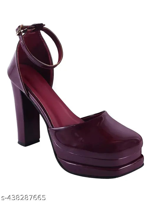 Selfiee Fabulous Attractive Perfect for Every Occasion Block Heel Sandal for Women And Girls