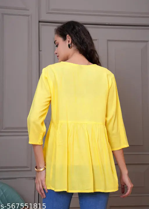 Women Trendy Rayon Top