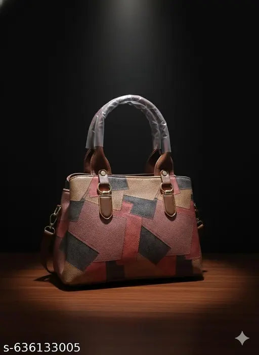 Latest Multicolor Handbags for Women Big Size Trendy Printed Structured Crossbody Sling Bag for College Girls Large Shoulder bags Ladies Purse Fancy Side Bag Stylish Satchel Bags hand bag for Party office Travel