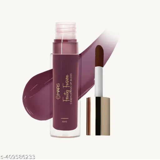 MARS Candylicious Colored Lip Gloss for Women | Hydrating & High Shine | Lightweight Weight & Comfortable | Non-Sticky | Enriched with Vitamin-E (4.0ml) ( 07-FRUITY FUSION )