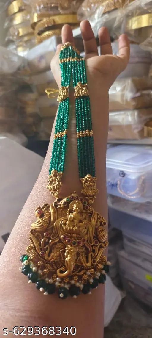 Antique pearl long haram