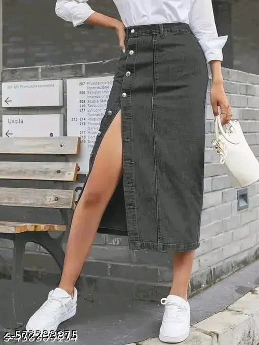 Woman Denim Skirt