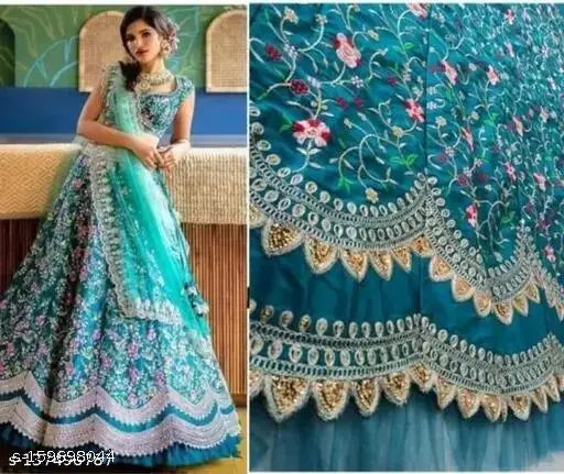 HEAVY EMBROIDERED LEHENGA