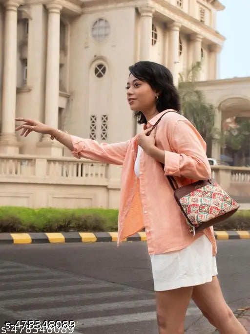 Zouk Mughal Art Multicolor OOO Sling Bag