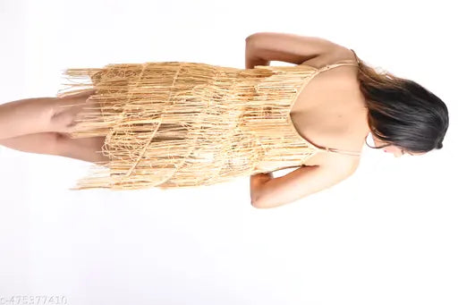 Women's Short All-Over Fringe Flapper Sleeveless Comfortable Day Night Mini Dress Western Dress Bodycon Mini Short Dres Backless Fringe Cocktail Clubwea  gold