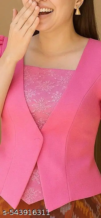 mizo trends new arrival hotpink mizo top for women