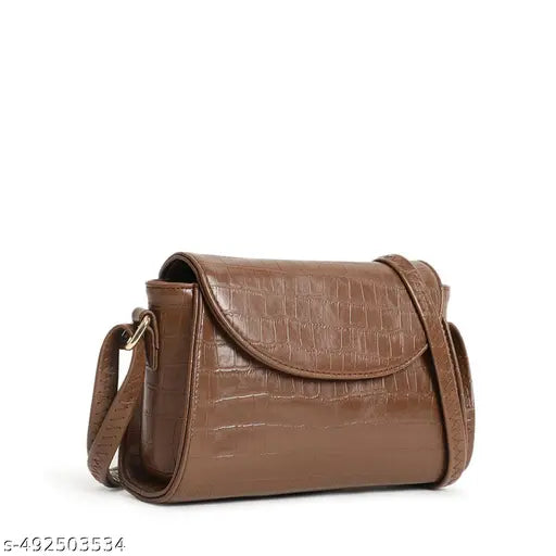 Fastrack Tan Brunch Shoulder Bag for Women