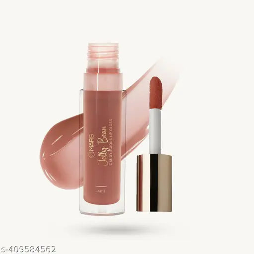 MARS Candylicious Colored Lip Gloss for Women | Hydrating & High Shine | Lightweight Weight & Comfortable | Non-Sticky | Enriched with Vitamin-E, (4.0ml) ( 05-JELLY BEAN )
