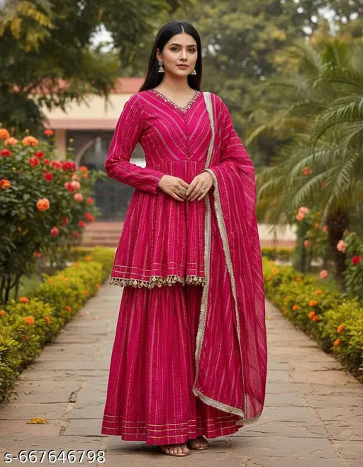 New Designer Sharara Set