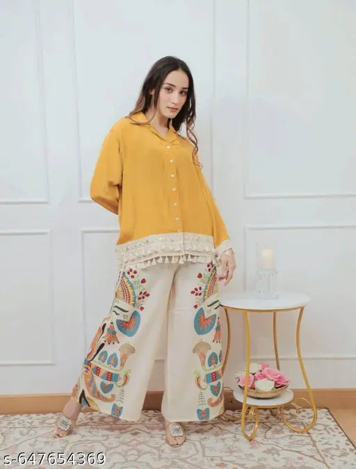 A Cut top with Beautiful Digital Print Plazoo  For Women girls and soulmate