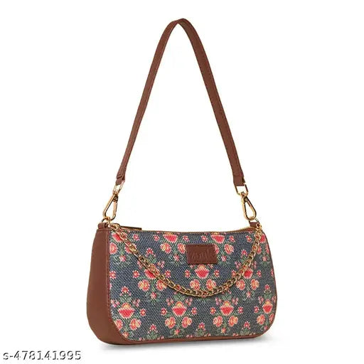 Zouk Mughal Garden Print Baguette